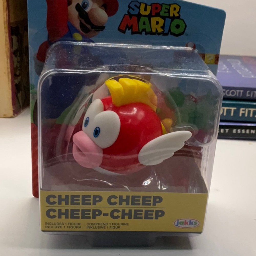 Super Mario World Jakks Pacific Cheep Cheep NEW!